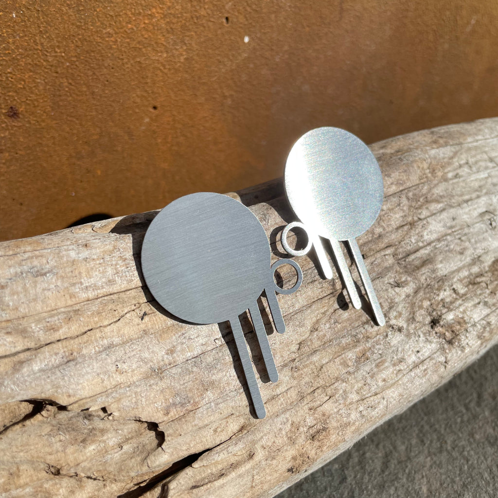 Large Cairo Earrings in Stainless by Days of August