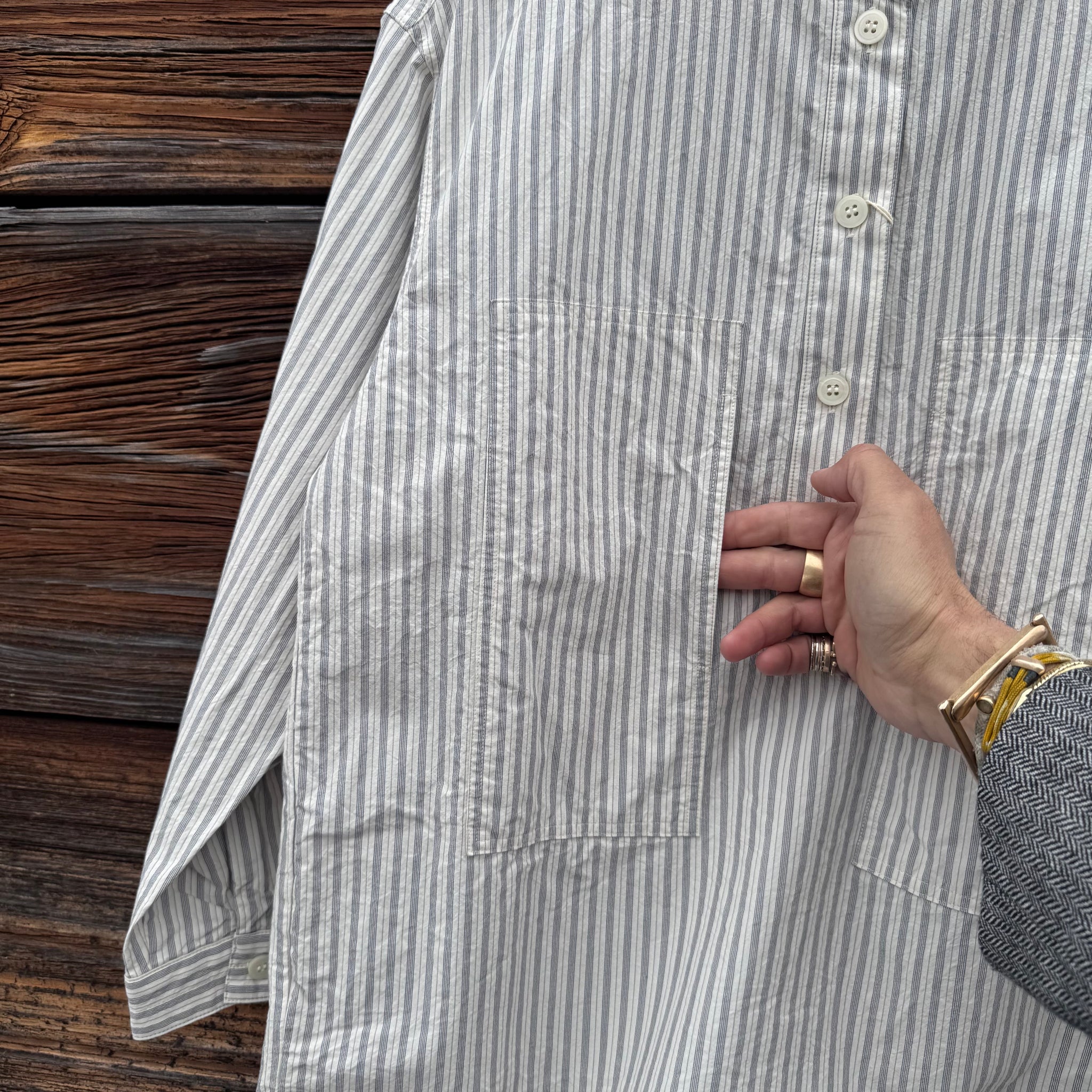 Carpenter Shirt in 100% Poplin Cotton by Sarahwear