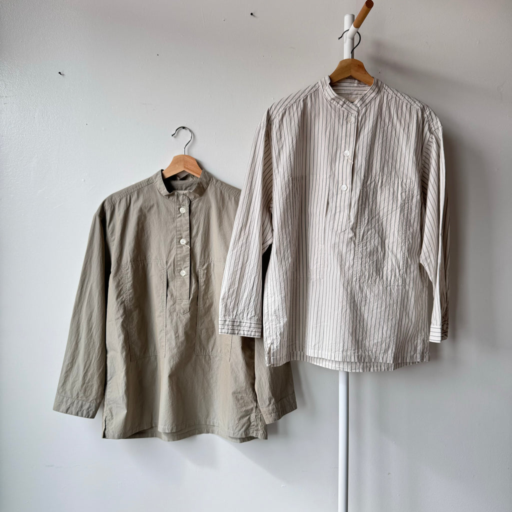 Carpenter Shirt in Pattern Poplin or Chambray  by Sarahwear