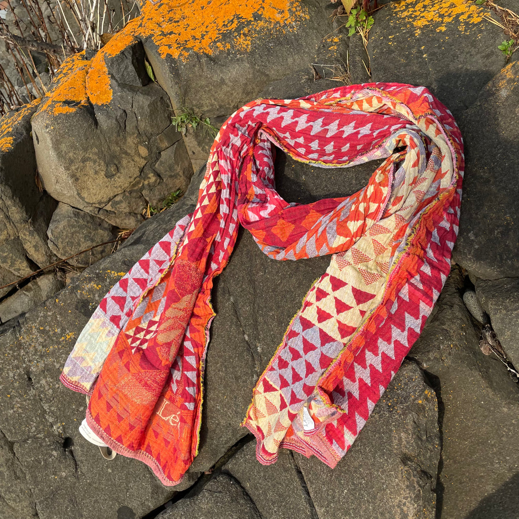 Casimir Jacquard Scarf in Circus by Letol