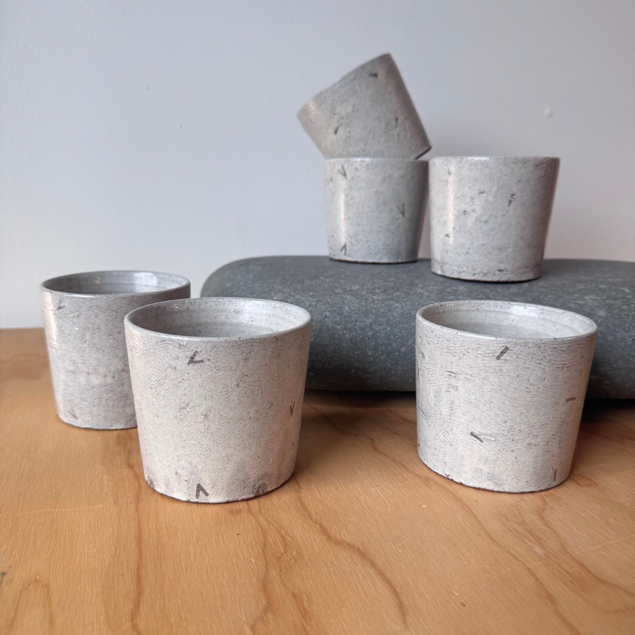 Ceramic Whiskey Cups by Adam Greutzmacher