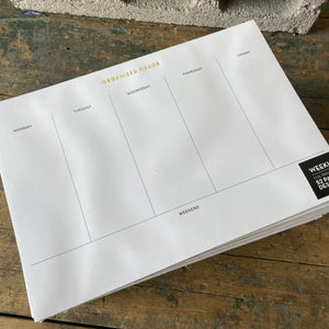 Chaos Desk Pad by Sapling Press