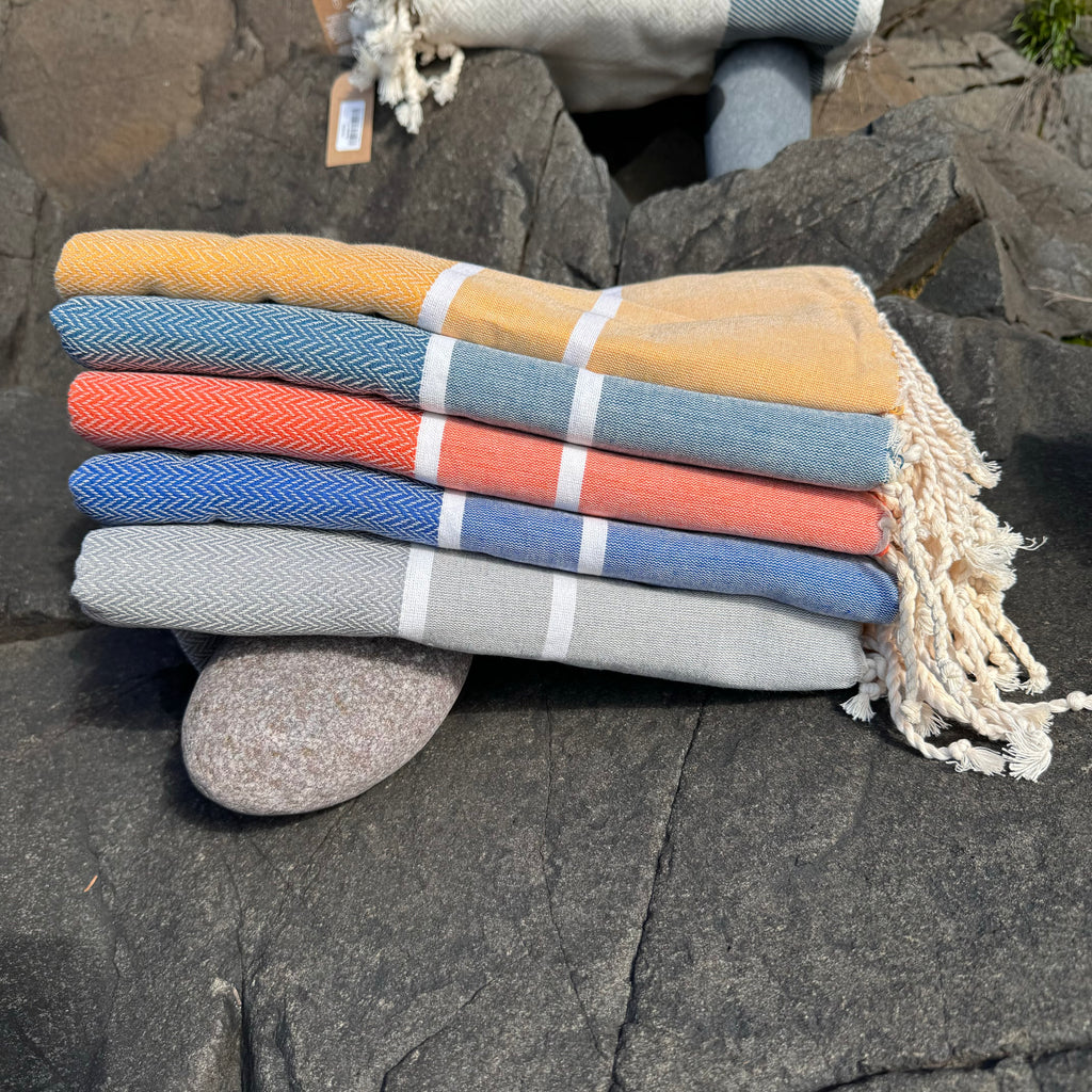 Chevrons Sauna, Beach or Bath Towel by Foutas