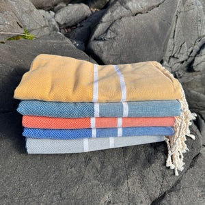 Chevrons Sauna, Beach or Bath Towel by Foutas