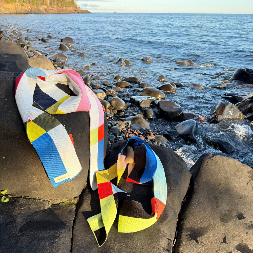 Chroma Skinny Scarf by Verloop Knits