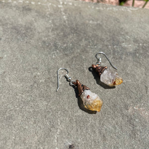 Citrine Drop Earrings by Hawkhouse