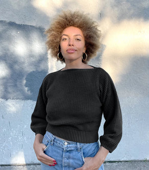 Clove Sweater in Black by Curator SF