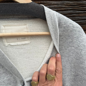Cotton Tencel Brushed Fleece LS Cotton Cardigan, One Size