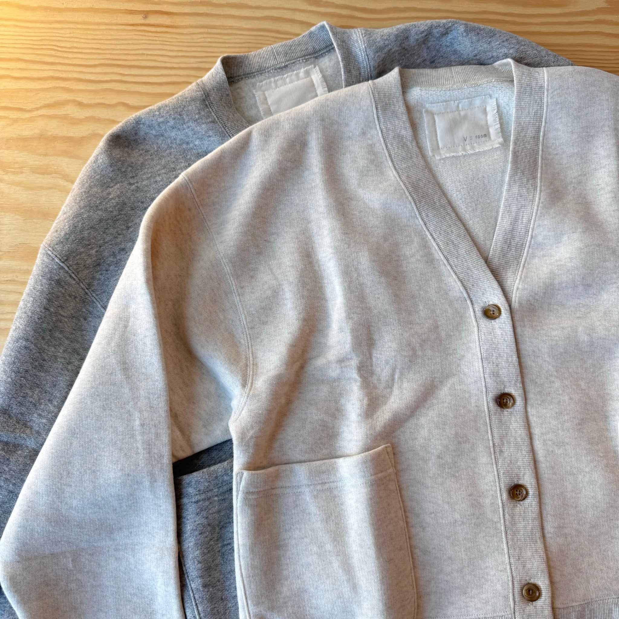 Cotton Tencel Brushed Fleece LS Cotton Cardigan, One Size – Upstate MN