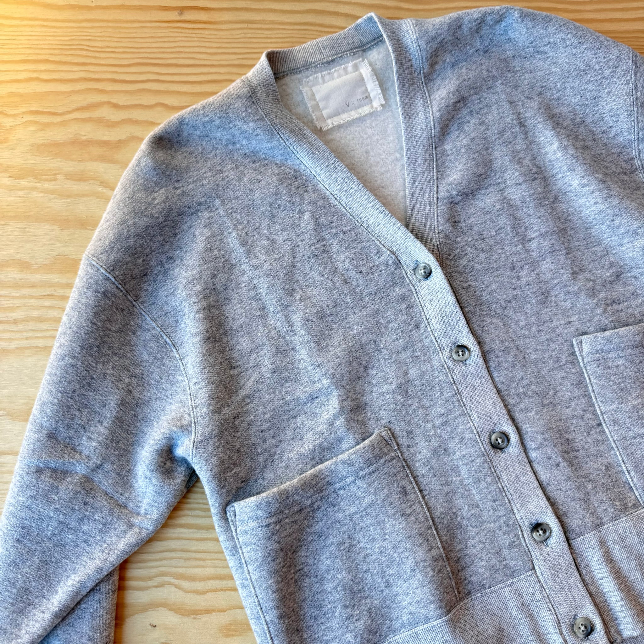 Cotton Tencel Brushed Fleece LS Cotton Cardigan, One Size – Upstate MN