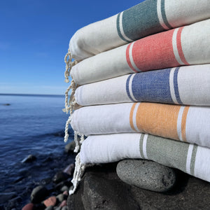 Cyclades Sauna, Beach or Bath Towel by Foutas