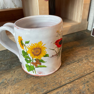 Decaled Earthenware Mug with Owl 3 by Justin Rothshank