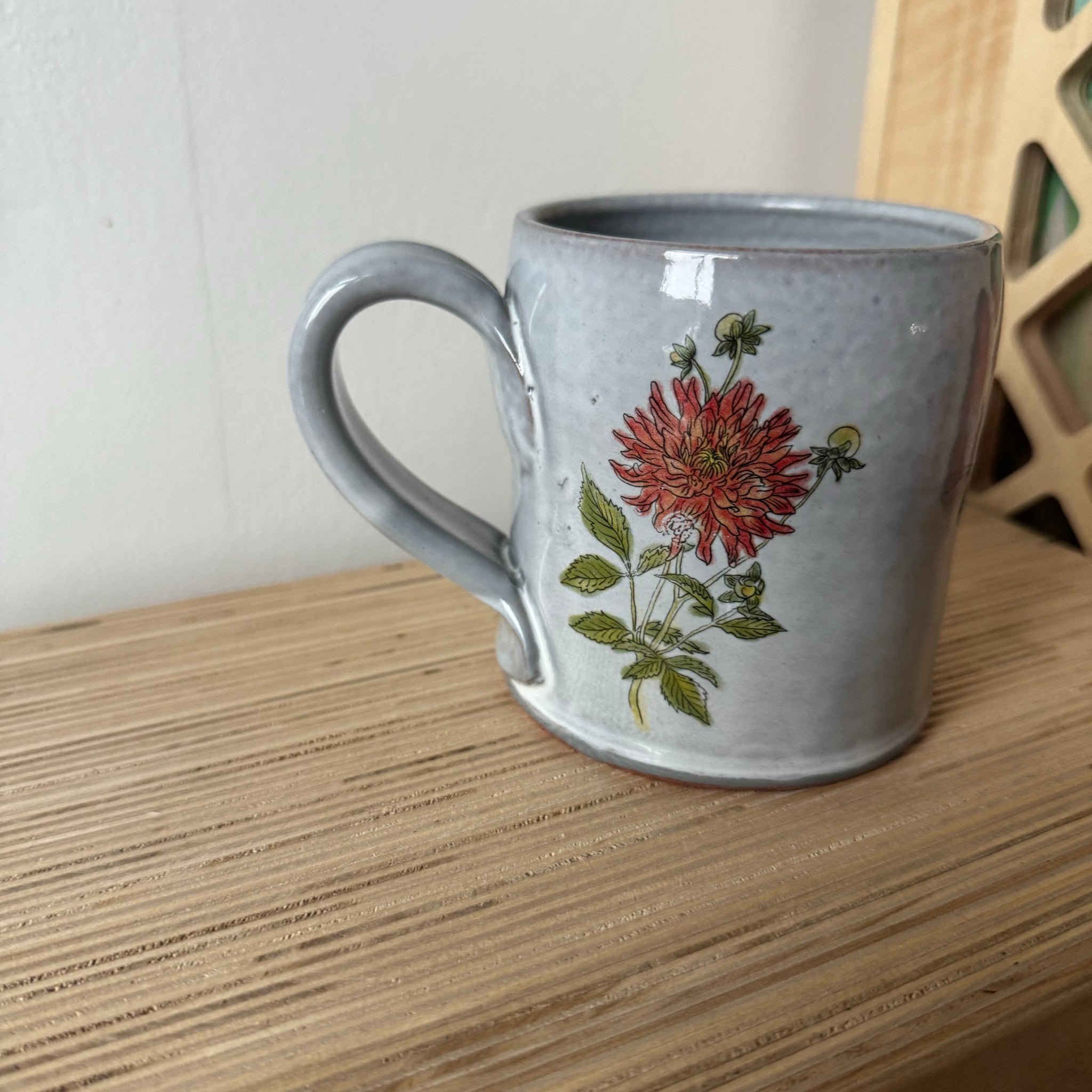 Decaled Mug with Owl 7 by Justin Rothshank