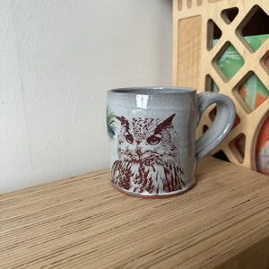 Decaled Owl Mug 1 by Justin Rothshank