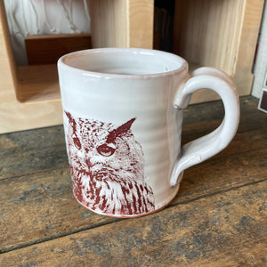 Decaled Owl Mug 4 by Justin Rothshank