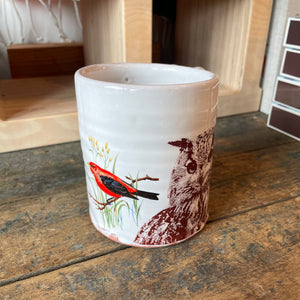 Decaled Owl Mug 4 by Justin Rothshank