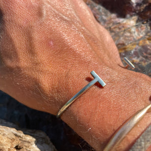 Double T Strand Bracelet in Sterling by Mulxiply