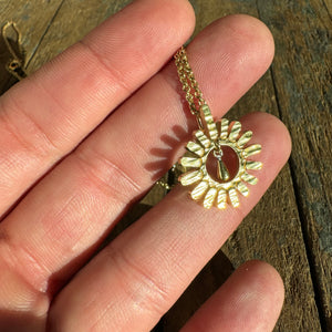 Drops of Sun Charm Necklace by Mulxiply