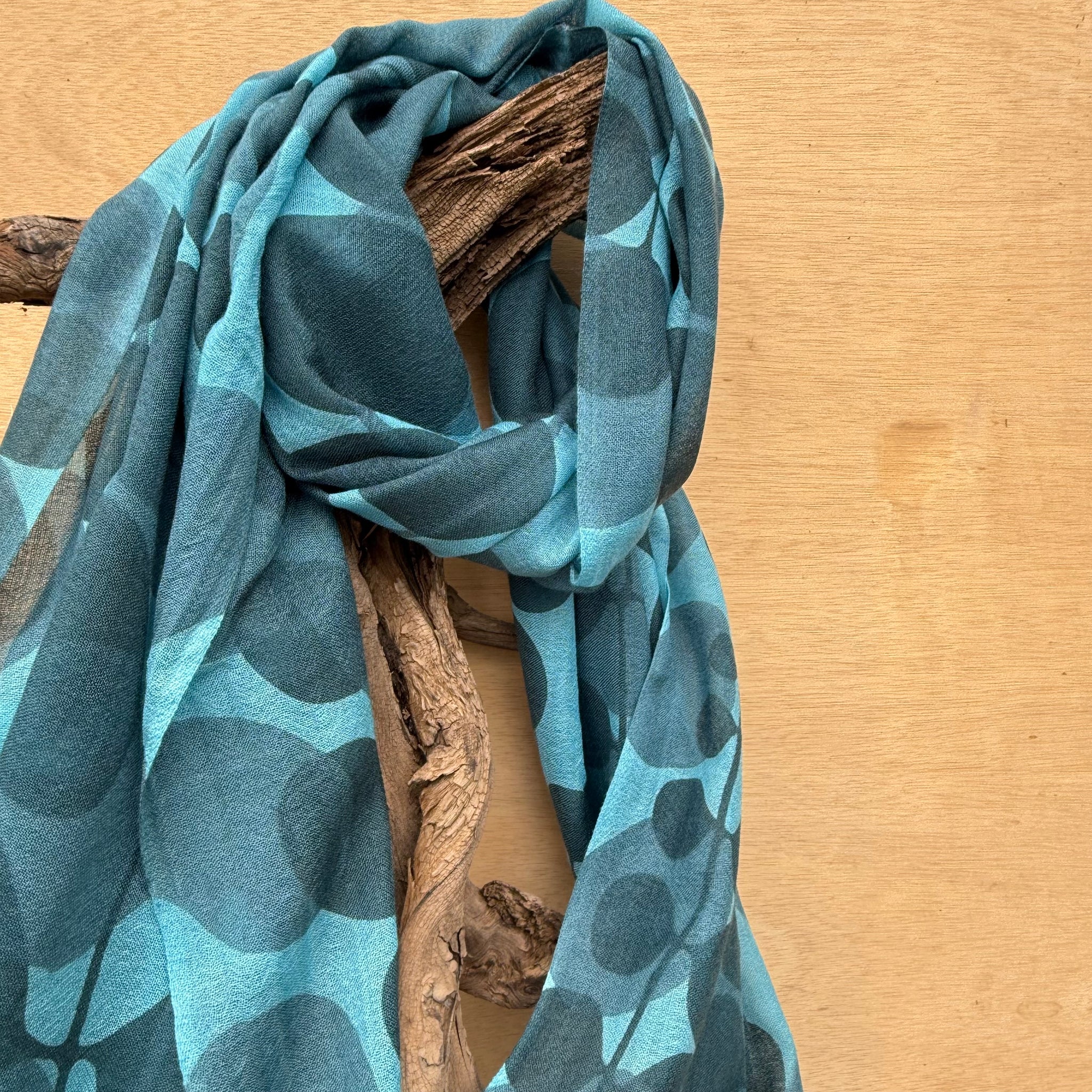 Echo Merino Scarf in Escape by Susie Pilgrim Waters