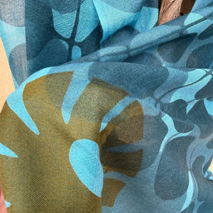 Echo Merino Scarf in Escape by Susie Pilgrim Waters
