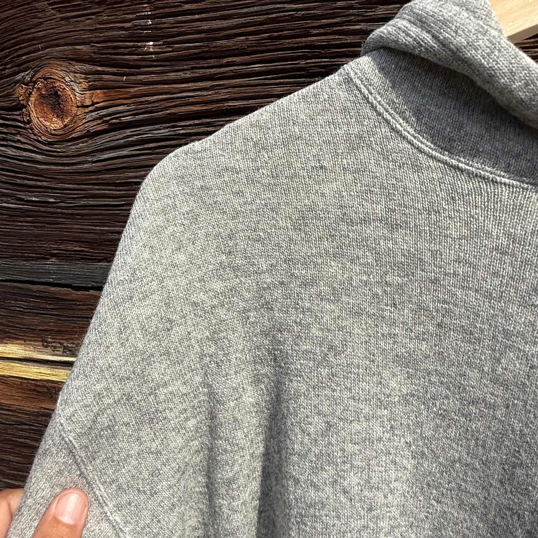 Eco binding Jersey Hoodie by Sarah Wear