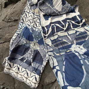 Florine Jacquard Scarf in Marine by Letol