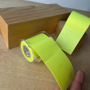 Fluo Yellow Memo Roll Washi Tape and Refills