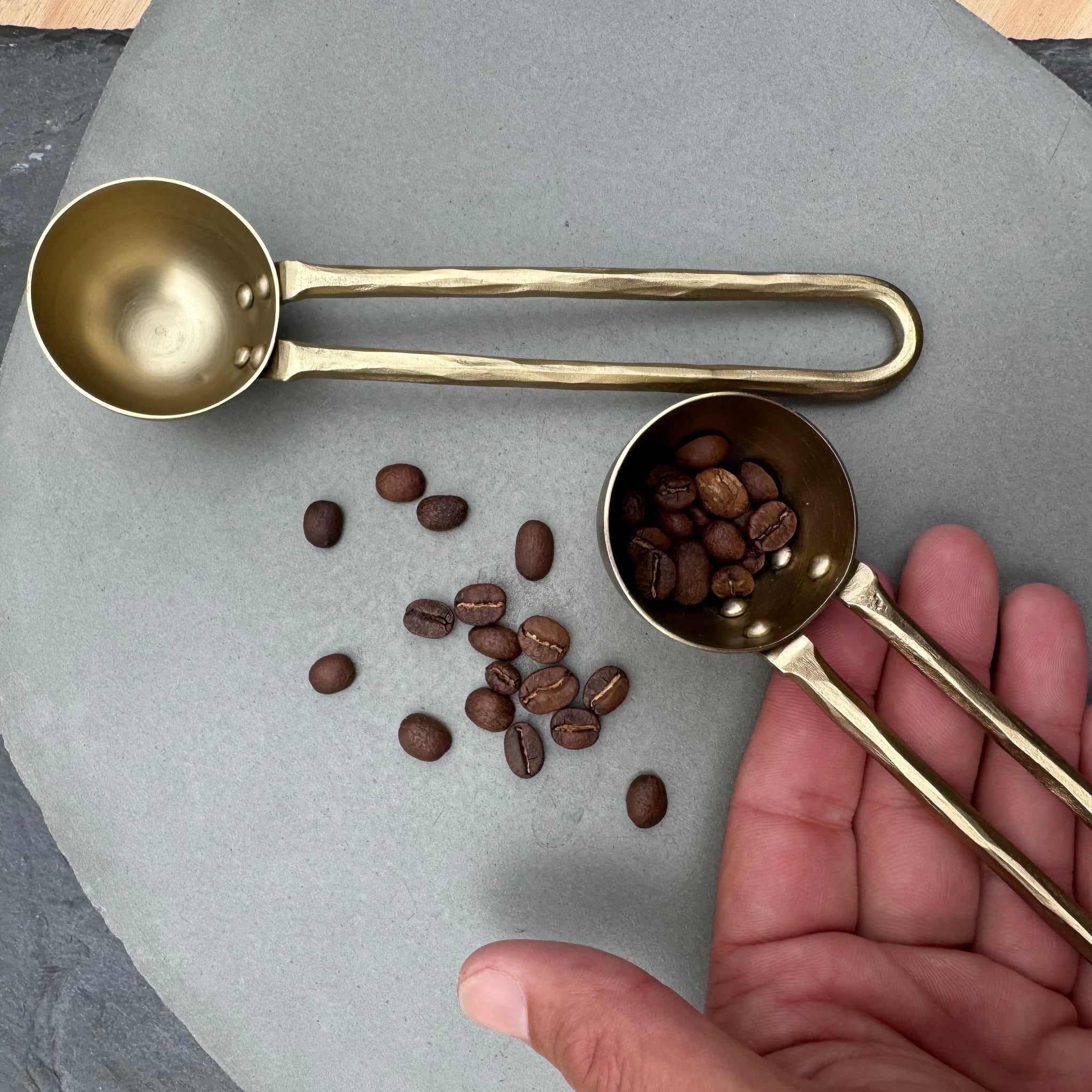 Forge Brass Coffee Scoop