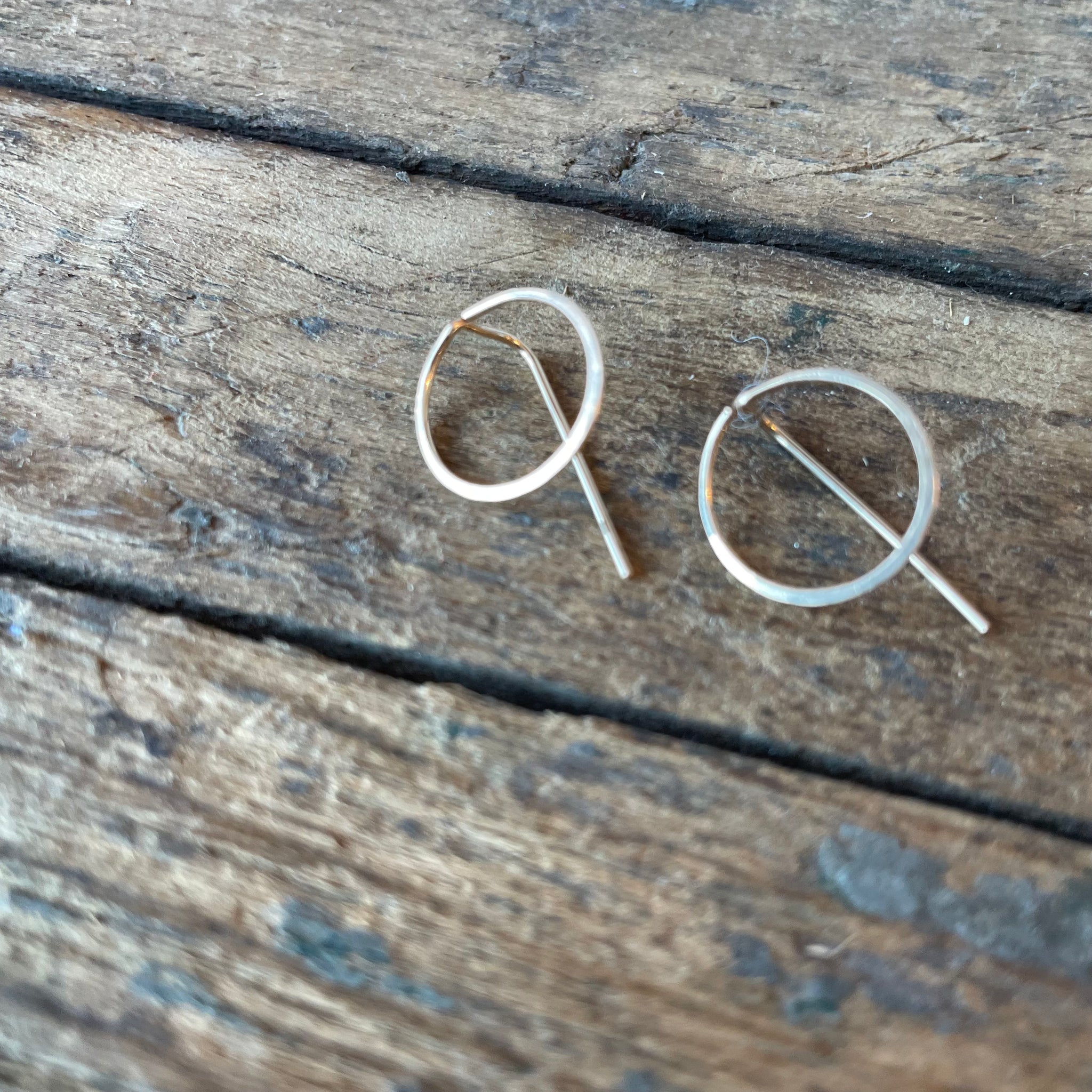 Circle Threader Earrings by Tiffany Zal-Herwitz for Zalias Jewelry