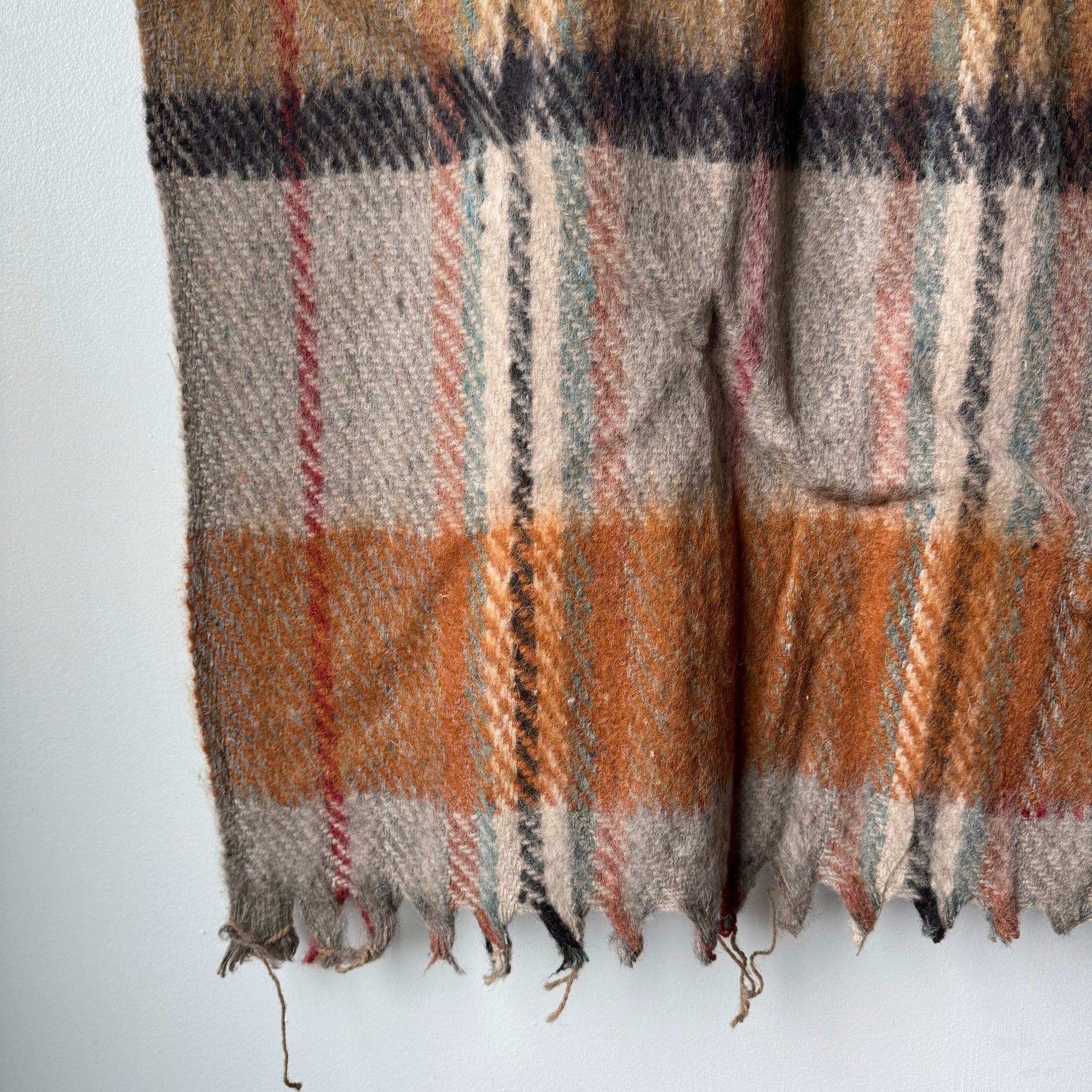 Recycled Wool Rug / Rustic Throw 1