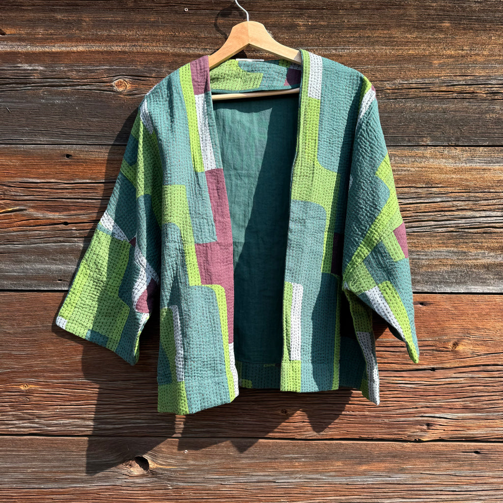 Green Ada Petra Jacket by Mapoesie