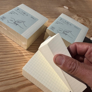 Gridded Memo Block by MD Paper, Japan