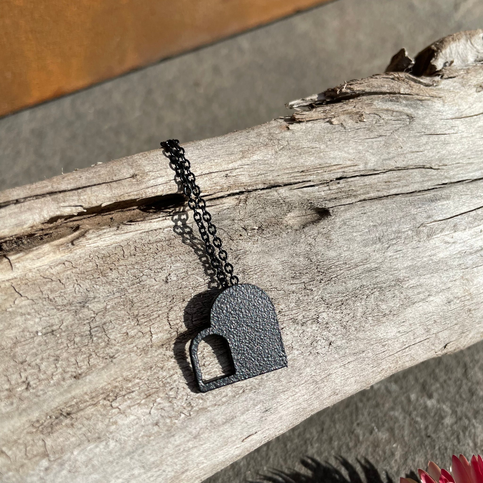 Halki Necklace in Black Powder Coating by Days of August