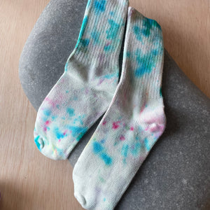 Hand Dyed Cotton Socks- Random Dyed by Scarfshop 1-5