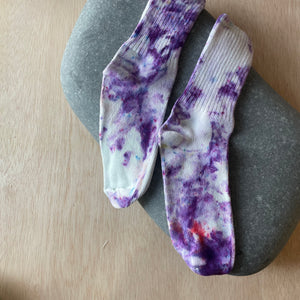 Hand Dyed Cotton Socks- Random Dyed by Scarfshop 1-5