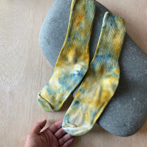 Hand Dyed Cotton Socks- Random Dyed by Scarfshop 1-5