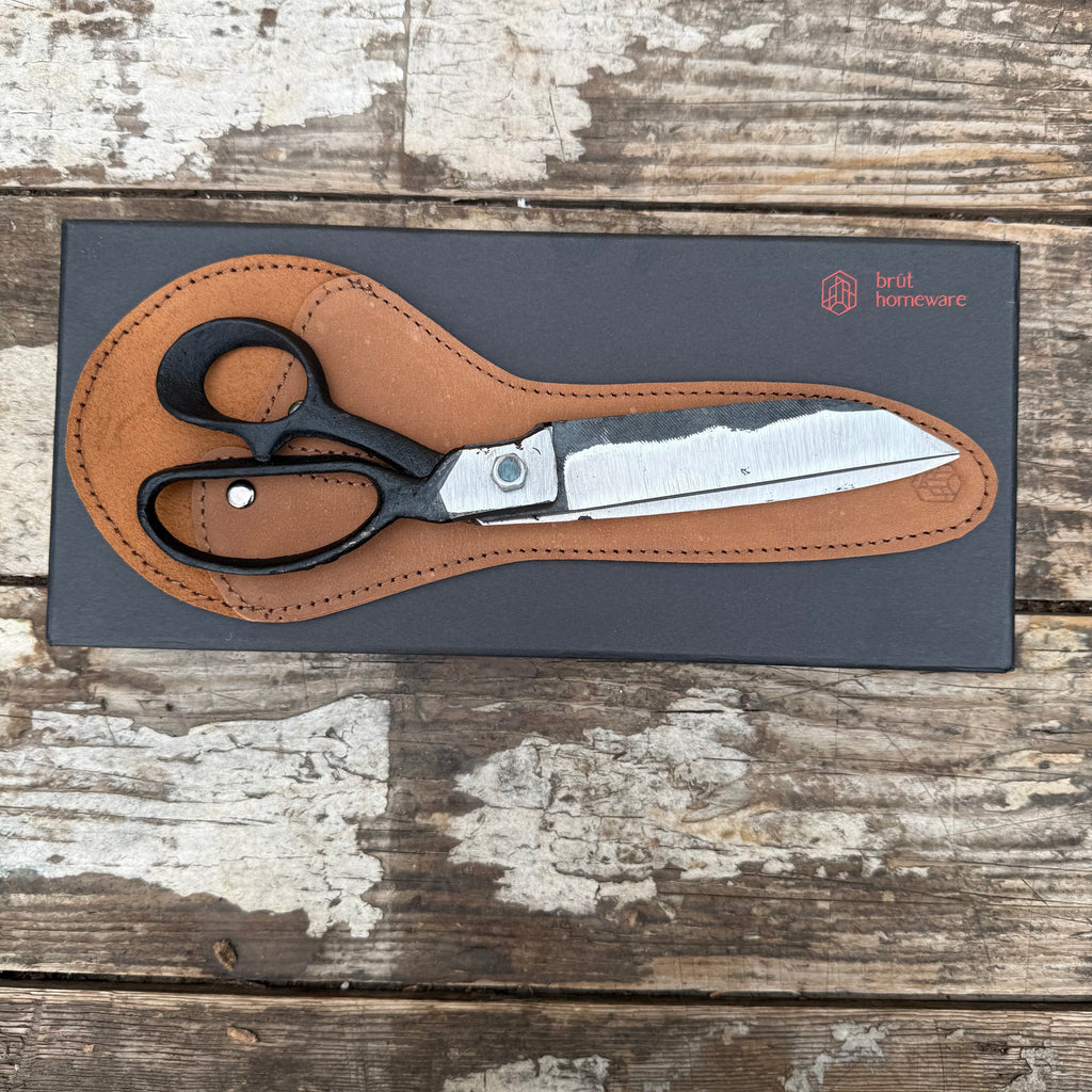 Hand Forged Scissors with Sheath by Brut