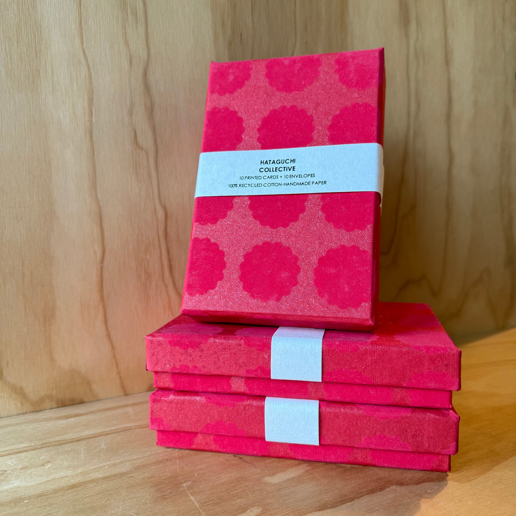 Hand Made Paper Stationery Set, Biscuit in Holiday By Hataguchi Collective