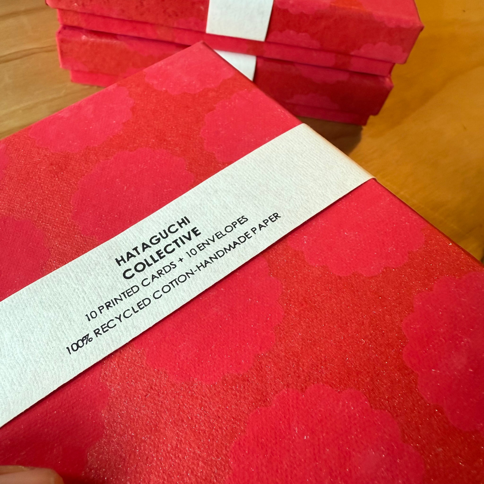 Hand Made Paper Stationery Set, Biscuit in Holiday By Hataguchi Collective