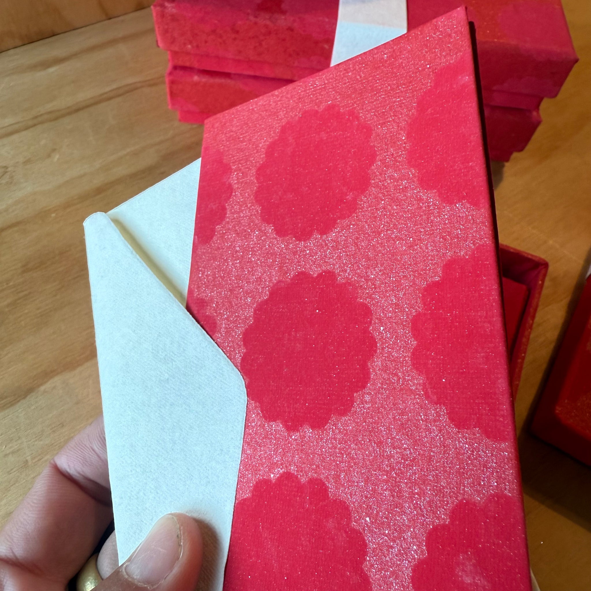 Hand Made Paper Stationery Set, Biscuit in Holiday By Hataguchi Collective