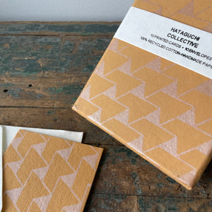 Hand Made Paper Stationery Set, in Jaipur Chai By Hataguchi Collective