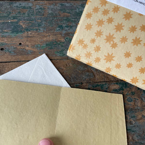 Hand Made Paper Stationery Set, in KONPEITO OATMILK By Hataguchi Collective