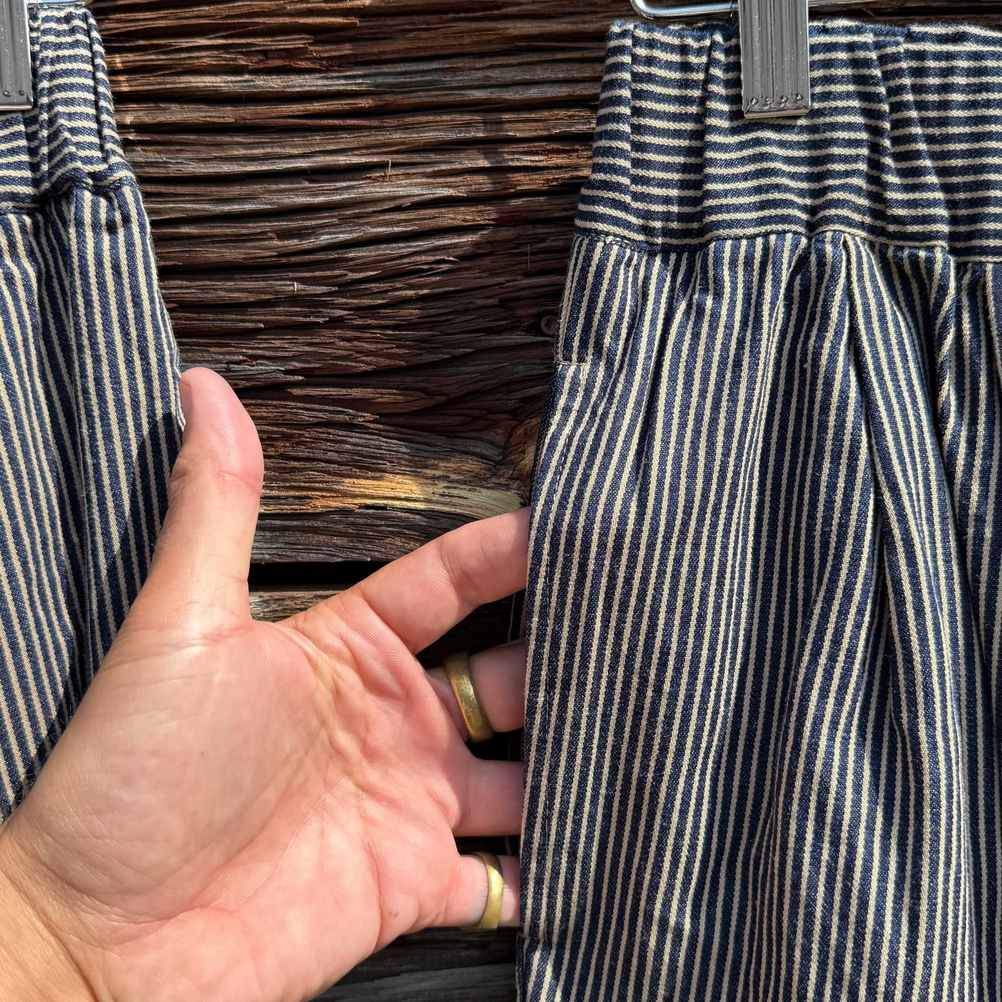 Hickory Pants in Denim by Sarahwear