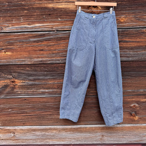Hickory Stripe Cotton Patissier Pants by Sarahwear