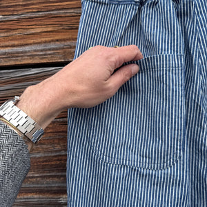 Hickory Stripe Cotton Patissier Pants by Sarahwear