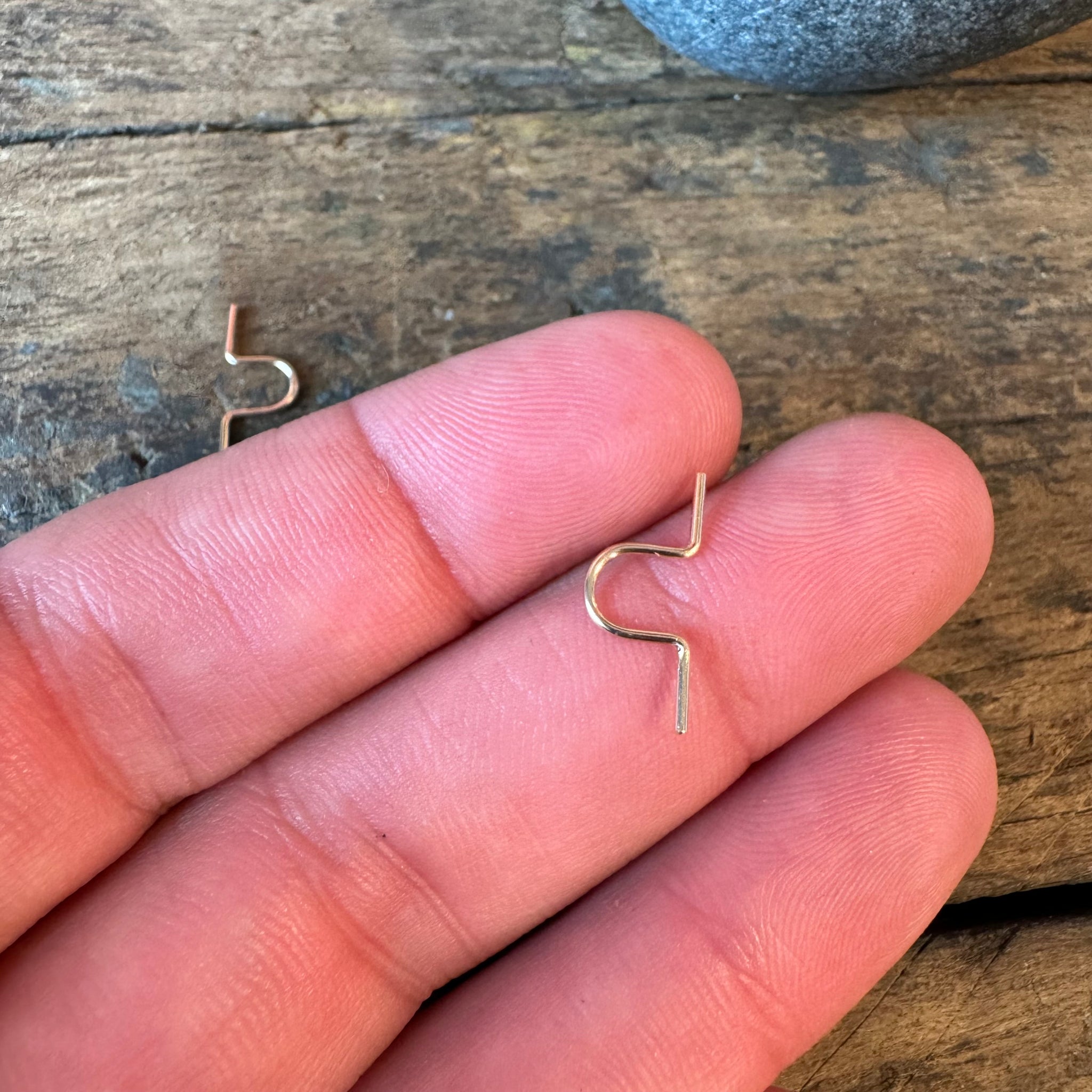 Hill 14k Gold fill Earrings by 8.6.4 Design