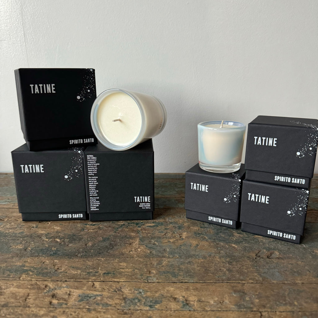Stars are Fire SPIRITO SANTO Hand-Poured Candle by Tatine