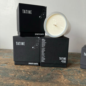 Stars are Fire SPIRITO SANTO Hand-Poured Candle by Tatine