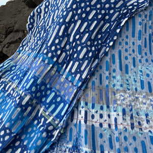 Anselme Jacquard Scarf in Outremer by Letol