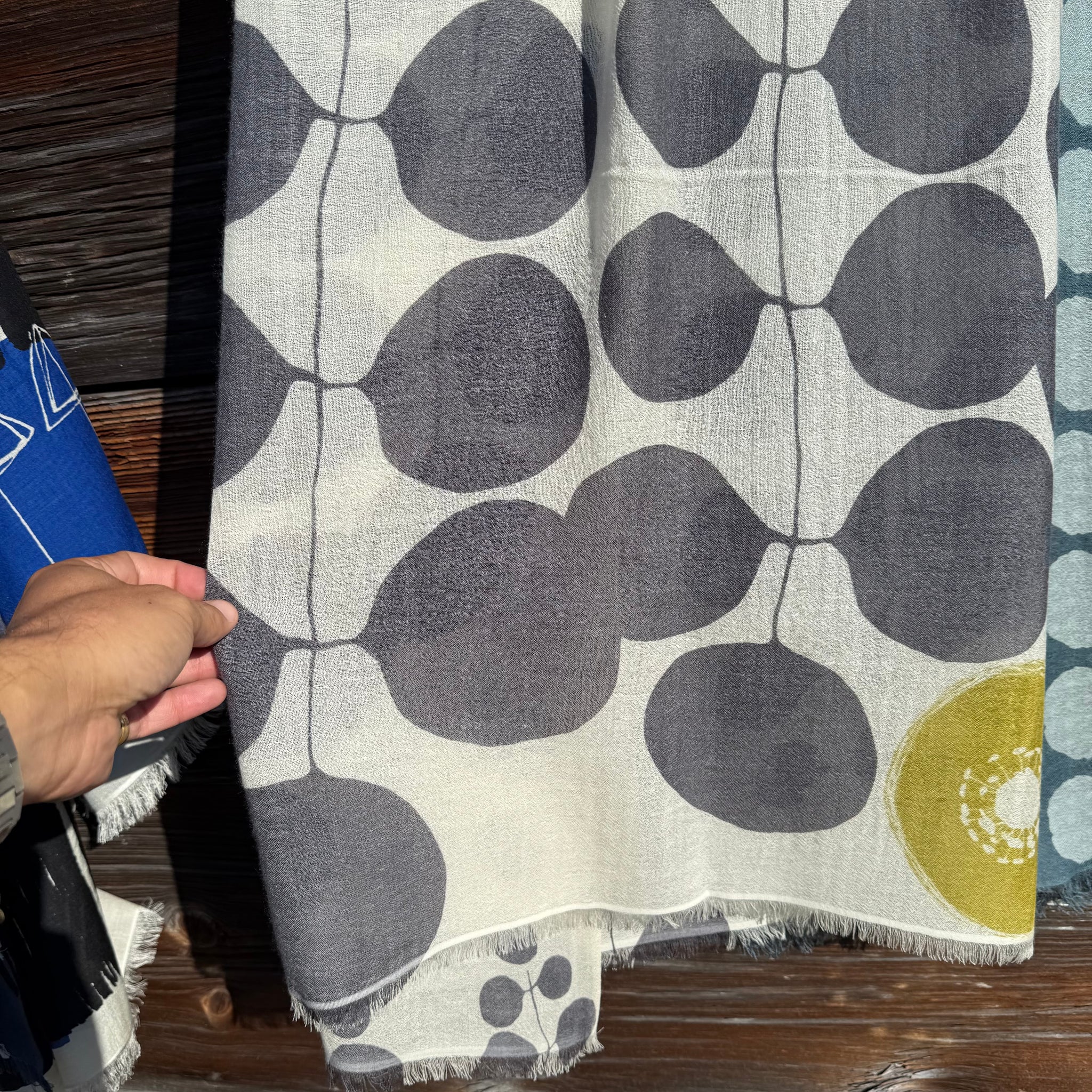 Until Merino Scarf in Nimbus by Susy Pilgrim Waters